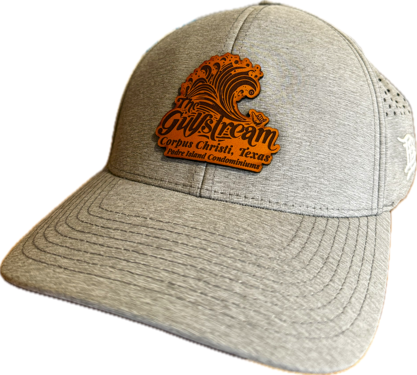 Adult Signature Logo Leather Patch Performance Hat